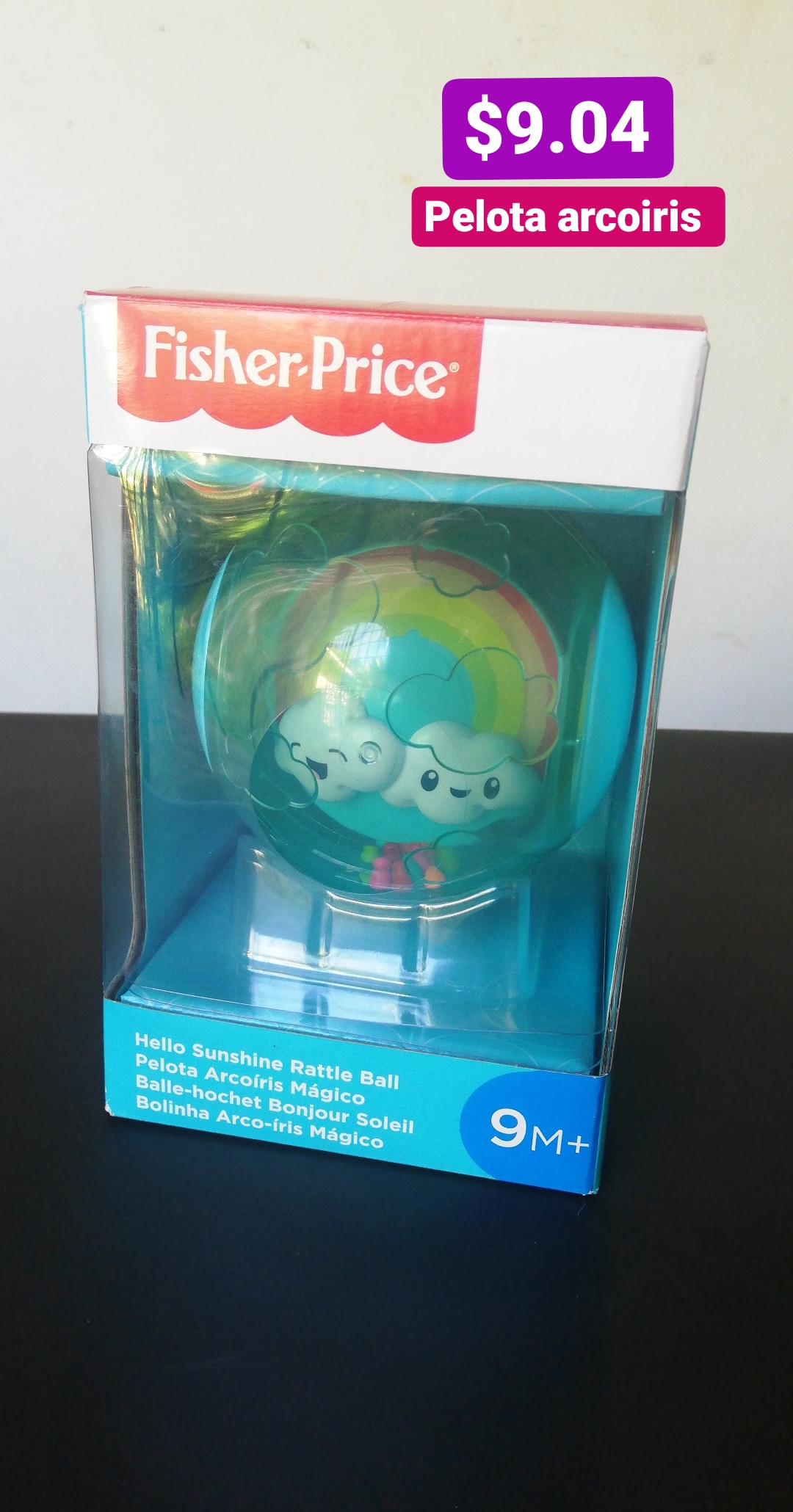 Hello Sunshine Fisher Price Pelota Para Gatear Pelota Arcoiris